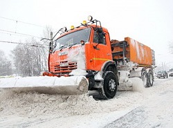 Борьба со снегом в Москве
